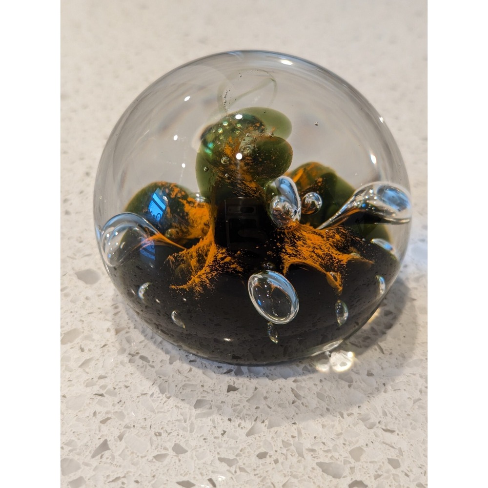 CAITHNESS SCOTLAND SEA DANCE PAPERWEIGHT Studio Art Glass